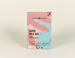 Шоколад carob milk bar банан, урбеч из кешью ''ROYAL FOREST'', 50 г