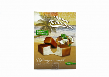 Конфеты с кокосовой начинкой Шоколадный остров ''Умные сладости'', 90 г