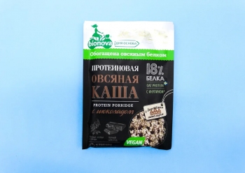 Каша овсяная с шоколадом ''Bionova'' протеиновая, 40 г
