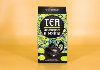 Чай лемонграсс и мята ''Polezzno'', 40 г