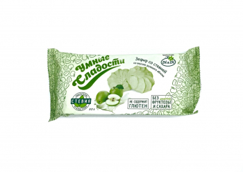 Зефир ''Умные сладости'' зеленое яблоко, 50 г