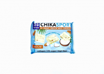 Молочный шоколад с миндалем и кокосовыми чипсами ''Chikalab'', 100 г